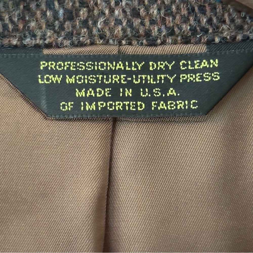 Vintage Jonathan Carroll Harris Tweed Jacket - Picture 10 of 12